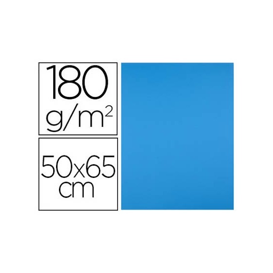 Cartulina liderpapel 50x65 cm 180g/m2 turquesa paquete de 25