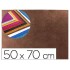 Goma eva con purpurina liderpapel 50x70cm 60g/ m2 espesor 2 mm marron