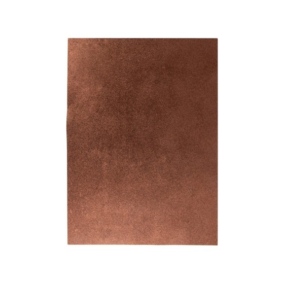 Goma eva con purpurina liderpapel 50x70cm 60g/ m2 espesor 2 mm marron