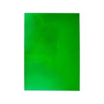 Goma eva liderpapel 50x70 cm espesor 2 mm metalizada verde