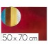 Goma eva liderpapel 50x70 cm espesor 2 mm metalizada rojo