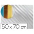 Goma eva liderpapel 50x70 cm espesor 2 mm metalizada plata