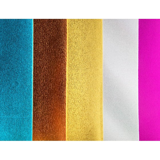 Goma eva liderpapel 50x70 cm espesor 2 mm metalizada oro