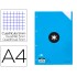 Recambio liderpapel a4 100 hojas 100g/m2 cuadro 5 mm 4 taladros bandas de 5 colores antartik