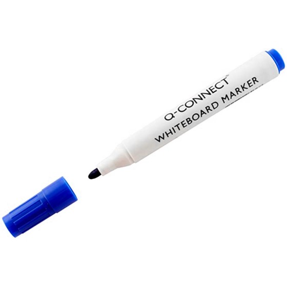 Rotulador q-connect pizarra blanca color azul punta redonda 3.0 mm