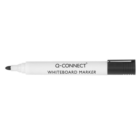 Rotulador q-connect pizarra blanca color negro punta redonda 3.0 mm