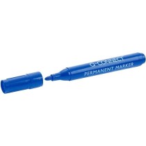 Rotulador q-connect marcador permanente azul punta redonda 3.0 mm