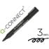 Rotulador q-connect marcador permanente negro punta redonda 3.0 mm