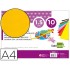 Goma eva liderpapel din a4 60g/m2 espesor 1,5mm amarillo paquete de 10 hojas