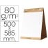Bloc congreso bi-office liso autoadhesivo sobremesa 500 x 585 mm papel de 80g/m