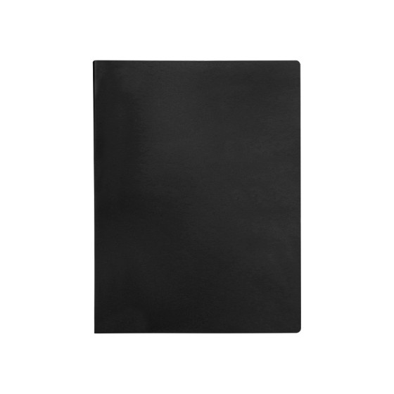 Carpeta liderpapel escaparate 40 fundas pvc folio negro