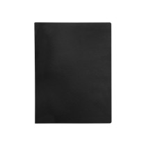 Carpeta liderpapel escaparate 30 fundas pvc folio negro
