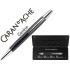 Boligrafo caran d'ache alchemix cuerpo fibra de carbono adornos cromados brillante con estuche punta