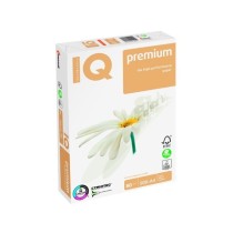 Papel fotocopiadora iq premium din a4 80 gramos paquete de 500 hojas
