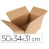 Caja para embalar q-connect americana medidas 500x340x310 mm espesor carton 5 mm