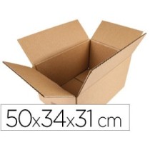 Caja para embalar q-connect americana medidas 500x340x310 mm espesor carton 5 mm
