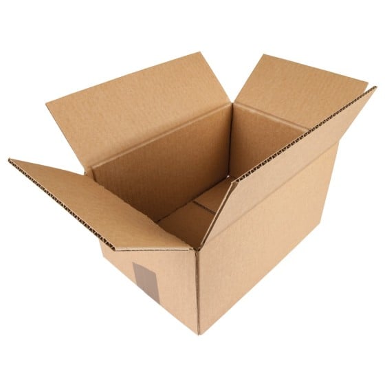 Caja para embalar q-connect americana medidas 500x340x310 mm espesor carton 5 mm