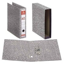 Archivador A-Z DOHE Archiclas Folio 70 mm. Jaspeado Gris + Caja