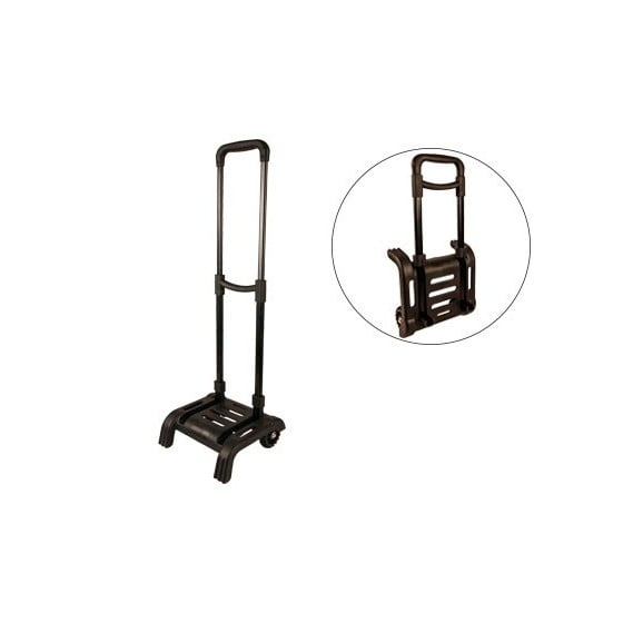 Carro portamochilas liderpapel plegable negro 860x280x260 mm