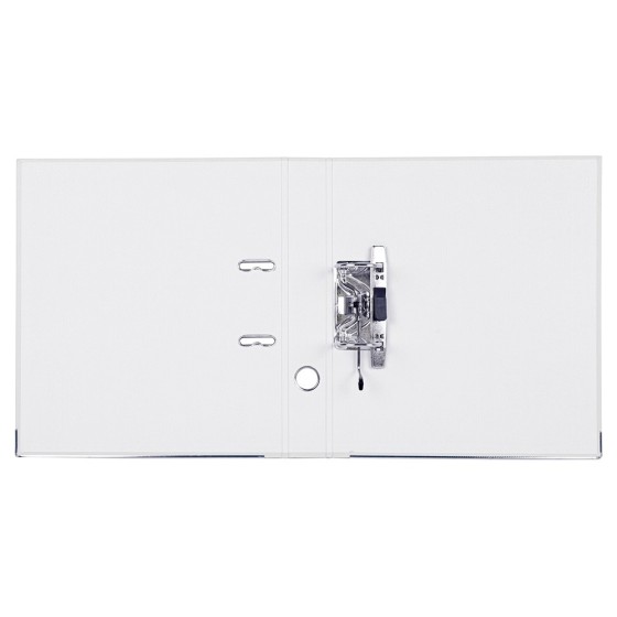 Archivador de palanca liderpapel a4 documenta forrado pvc con rado lomo 52mmblanco compresor metalico