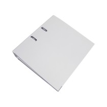 Archivador de palanca liderpapel a4 documenta forrado pvc con rado lomo 75mmblanco compresor metalico