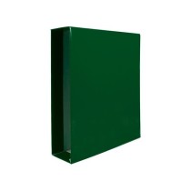 Caja archivador liderpapel de palanca carton din-a4 documenta lomo 75mm color verde