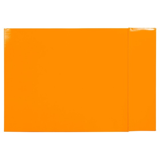 Caja archivador liderpapel de palanca carton folio documenta lomo 75mm color naranja