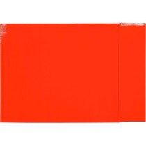 Caja archivador liderpapel de palanca carton folio documenta lomo 75mm color rojo