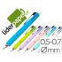 Boligrafo liderpapel 5 en 1 azul negro rojo verde 0,7m y portaminas 0,5mm