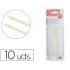 Barra termofusible liderpapel de 7 mm de diametro x 100 mm de alto blister de 12 unidades