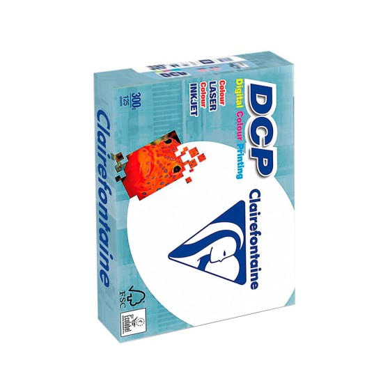 Papel fotocopiadora clairefontaine din a4 300 gramos paquete de 125 hojas