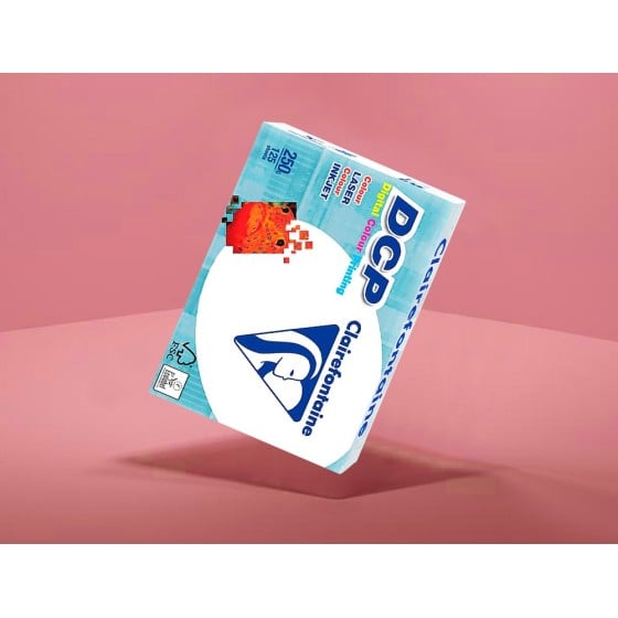 Papel fotocopiadora clairefontaine din a4 250 gramos paquete de 125 hojas