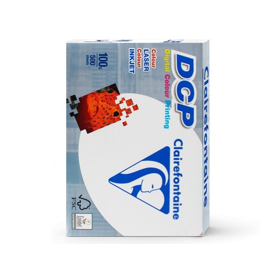 Papel fotocopiadora clairefontaine din a4 100 gramos paquete de 500 hojas