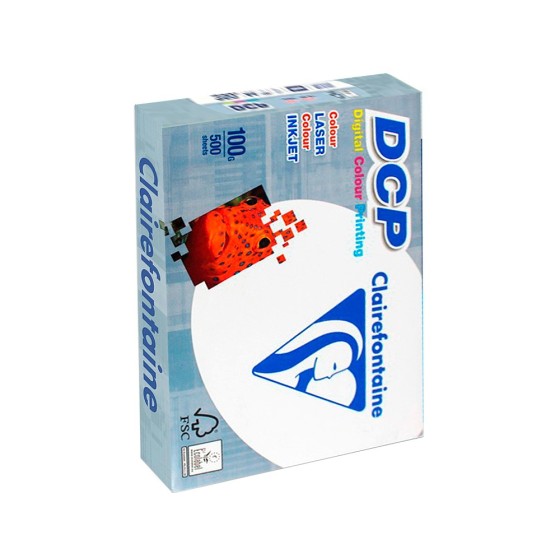 Papel fotocopiadora clairefontaine din a4 100 gramos paquete de 500 hojas