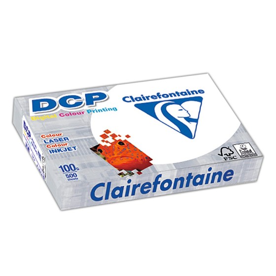 Papel fotocopiadora clairefontaine din a4 100 gramos paquete de 500 hojas