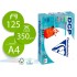 Papel fotocopiadora clairefontaine din a4 350 gramos paquete de 125 hojas