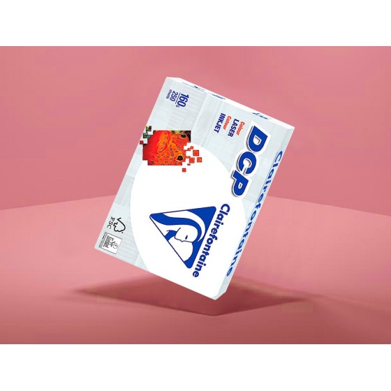 Papel fotocopiadora clairefontaine din a4 160 gramos paquete de 250 hojas