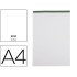 Bloc notas liderpapel liso a4 80 hojas 60 g/m2 perforado sin tapa