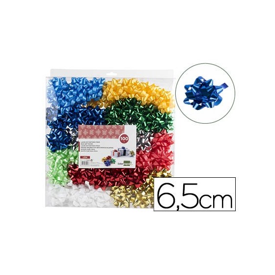 Lazos liderpapel fantasia maxi colores metalizados surtidos