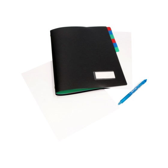 Carpeta liderpapel clasificadora polipropileno din a4 negra -portafirmas -12 departamentos