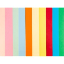 Cartulina liderpapel a3 180g/m2 10 colores surtidos paquete 100 hojas