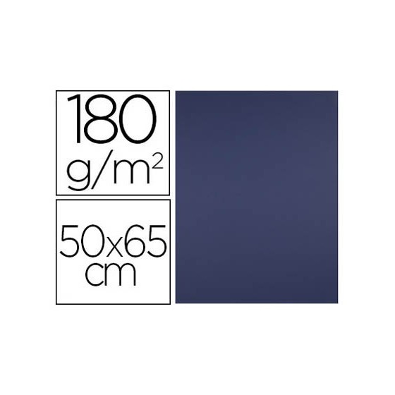 Cartulina liderpapel 50x65 cm 180 gr zafiro paquete de 25