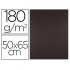 Cartulina liderpapel 50x65 cm 180 gr marron paquete de 25