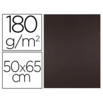 Cartulina liderpapel 50x65 cm 180 gr marron paquete de 25