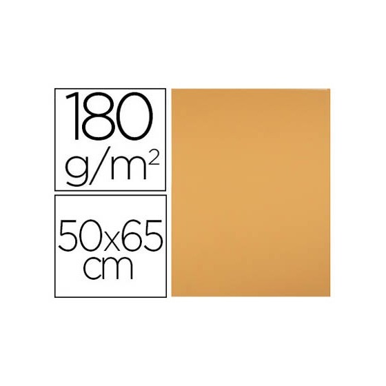 Cartulina liderpapel 50x65 cm 180 gr avellana paquete de 25