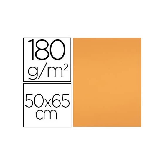 Cartulina liderpapel 50x65 cm 180 gr nectarina unidad