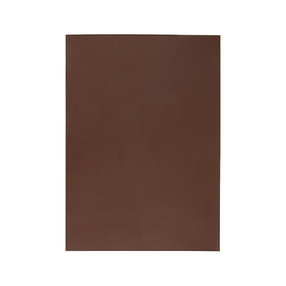 Goma eva ondulada liderpapel 50x70cm 2,2mm de espesor marron