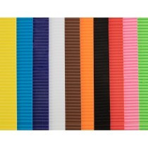 Goma eva ondulada liderpapel 50x70cm 2,2mm de espesor verde