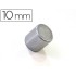 Imanes extrafuertes bi-office sujecion ideal para pizarra magneticas 10 mm plateados blister de 2 imanes