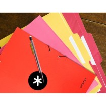 Carpeta liderpapel antartik gomas a4 3 solapas carton forrado colores surtidos